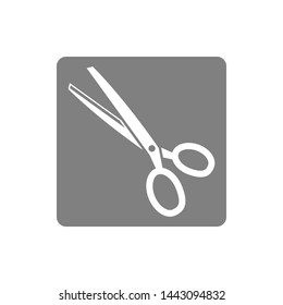 scissor icon template vector illustration - vector