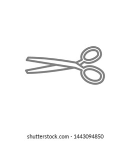 scissor icon template vector illustration - vector