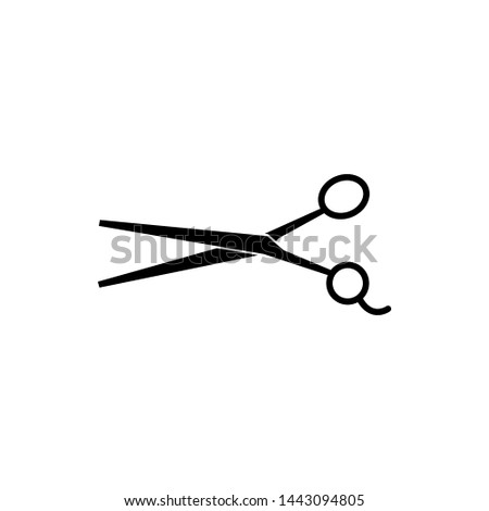 scissor icon template vector illustration - vector