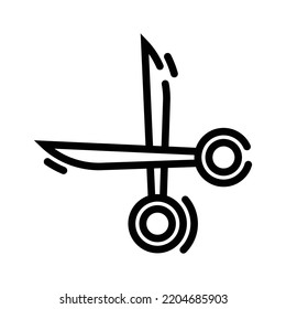 Scissor icon that is suitable for any modern business