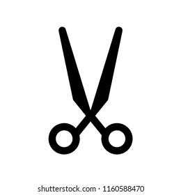Scissor Icon. Trim Illustration. Applied as Trendy Symbol for Design Elements, Websites, Presentation and Application - Vector. 