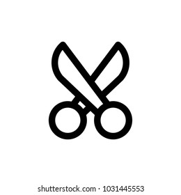 scissor icon vector