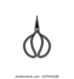 Scissor icon vector