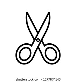 scissor icon vector