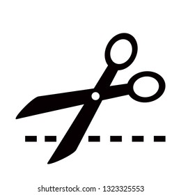 scissor icon vector 