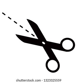 scissor icon vector 