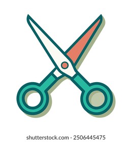 scissor icon vector art illustration