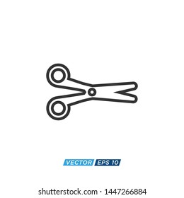 Scissor Icon Vector Design Illustration 