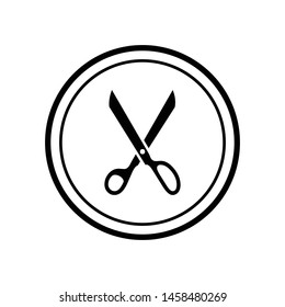Scissor Icon Vector Design Symbol Illustration