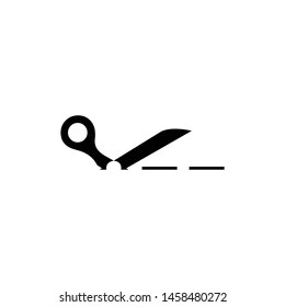 Scissor Icon Vector Design Symbol Illustration