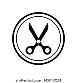 Scissor Icon Vector Design Symbol Illustration