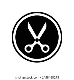 Scissor Icon Vector Design Symbol Illustration