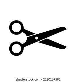 Plantilla de diseño de vectores de iconos de Scissor