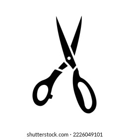 scissor icon vector design template in white background