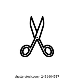 scissor icon vector design template elegant style