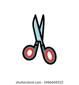 scissor icon vector design template elegant style