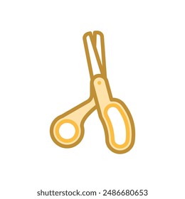 Schere Ikone Vektorgrafik Design Vorlage Eleganter Stil