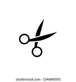 Scissor Icon Vector Illustration Logo Template