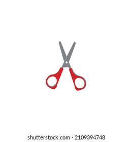 scissor icon vector illustration logo design.