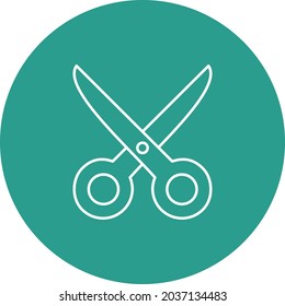 Scissor icon vector image. Can also be used for web apps, mobile apps and print media.