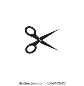 Scissor icon vector logo template illustration