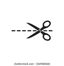 Scissors Icon Vector Flat Stock Vector (Royalty Free) 1042322476