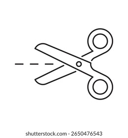 Scissor icon vector logo template illustration