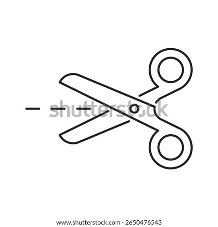 Scissor icon vector logo template illustration