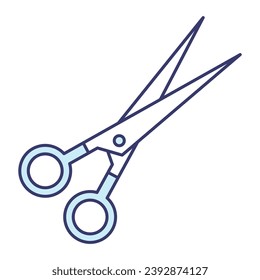 Scissor icon vector on trendy design