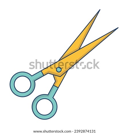 Scissor icon vector on trendy design