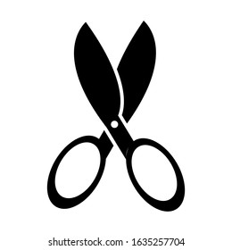 Scissor icon vector sign and symbol on trendy design