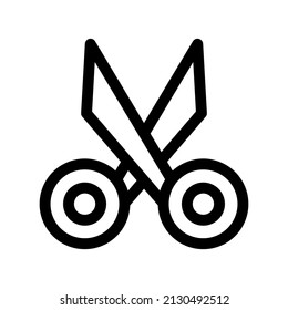 Scissor Icon Vector Symbol Design Illustration