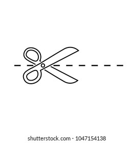 scissor icon vector template