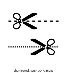 scissor icon vector template
