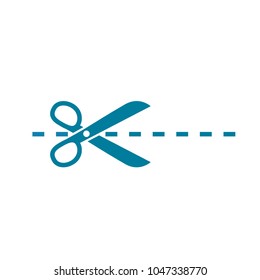 scissor icon vector template