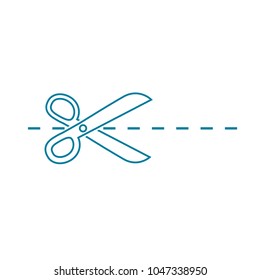 scissor icon vector template