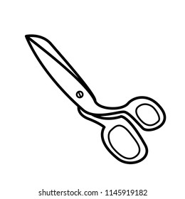 scissor icon vector template 