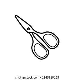 scissor icon vector template 