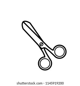 scissor icon vector template 