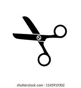 scissor icon vector template 