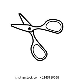scissor icon vector template 
