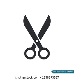 Scissor Icon Vector Template
