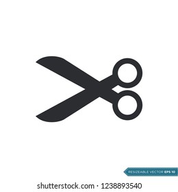 Scissor Icon Vector Template