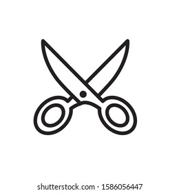scissor icon vector trendy design