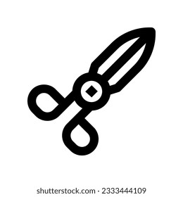 scissor icon for your website, mobile, presentation, and logo design.