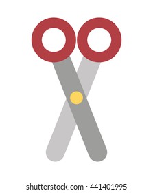 scissor  isolated icon design