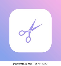 Scissor Isolated Icon / Vector / Sign / Symbol