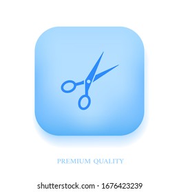 Scissor Isolated Icon / Vector / Sign / Symbol