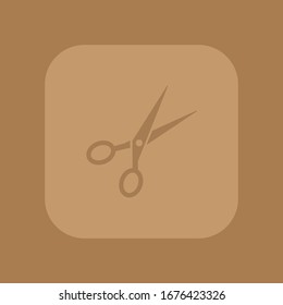 Scissor Isolated Icon / Vector / Sign / Symbol