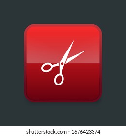 Scissor Isolated Icon / Vector / Sign / Symbol